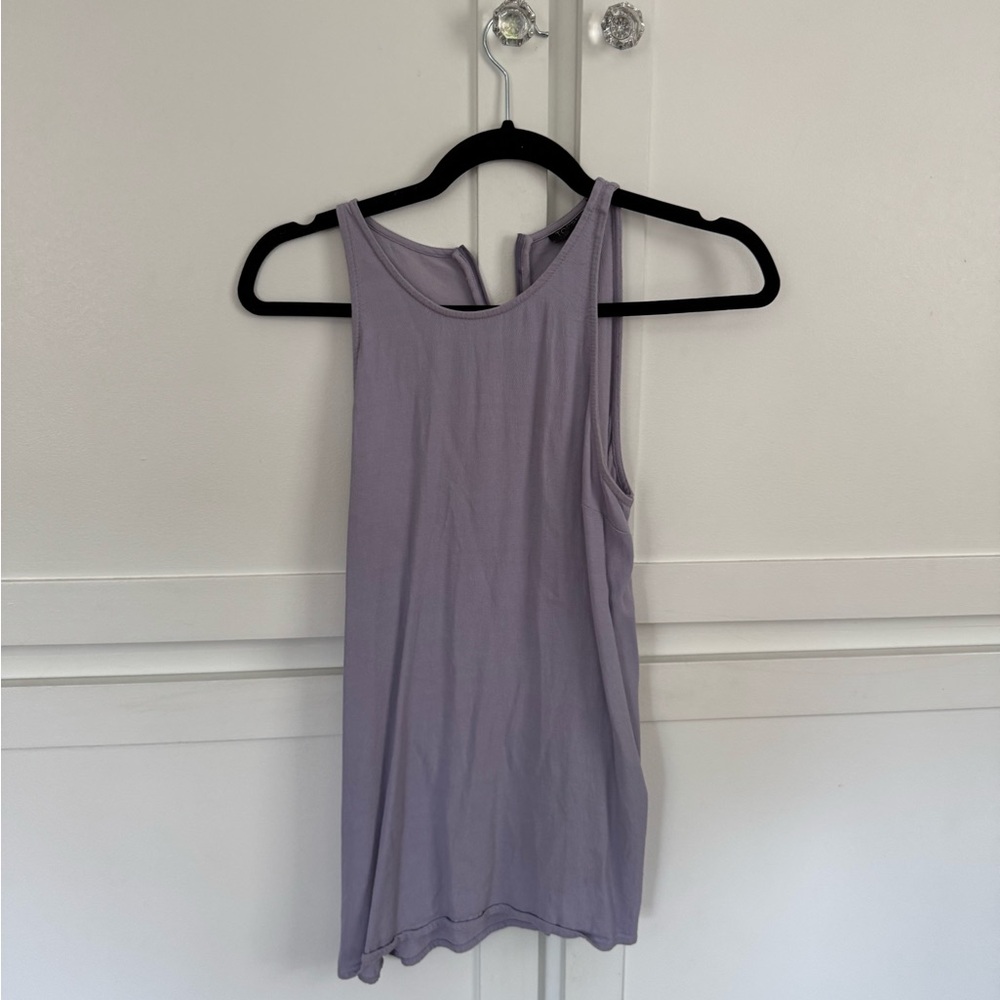 Top shop razorback tank top with cut out on back